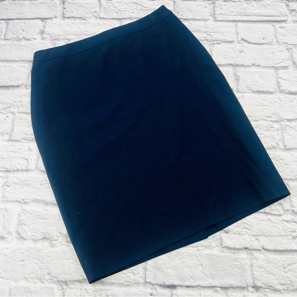 Banana Republic Pencil Skirt Womans Size 4 Office Career Above Knee Wool Stretch